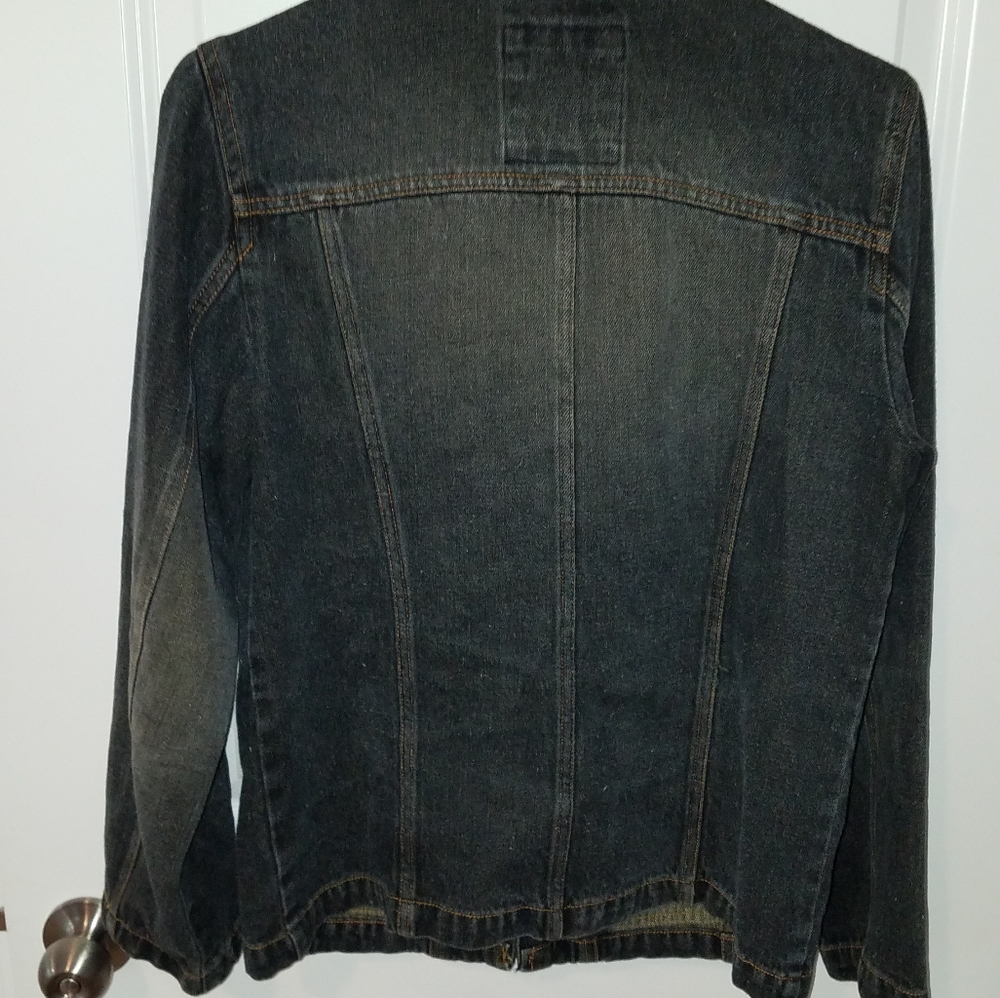 🤗🤗SOLD!🤗🤗VINTAGE, Giacca Jeans/Denim Jacket. A Relaxed Fit Trucker Jacket! - Picture 4 of 8